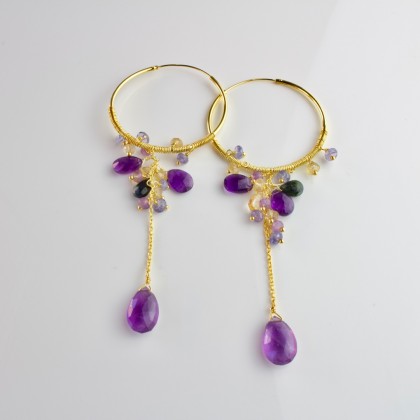 Pendientes Ibiza Lavender