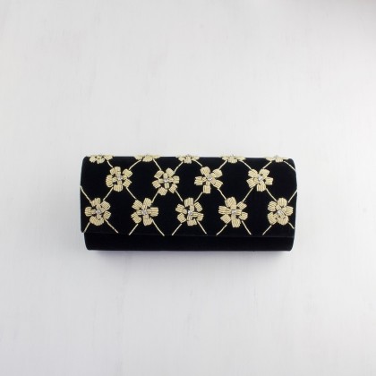 Clutch Velvet Black