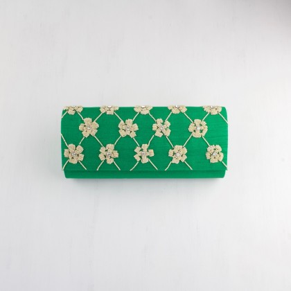 Green Love Clutch